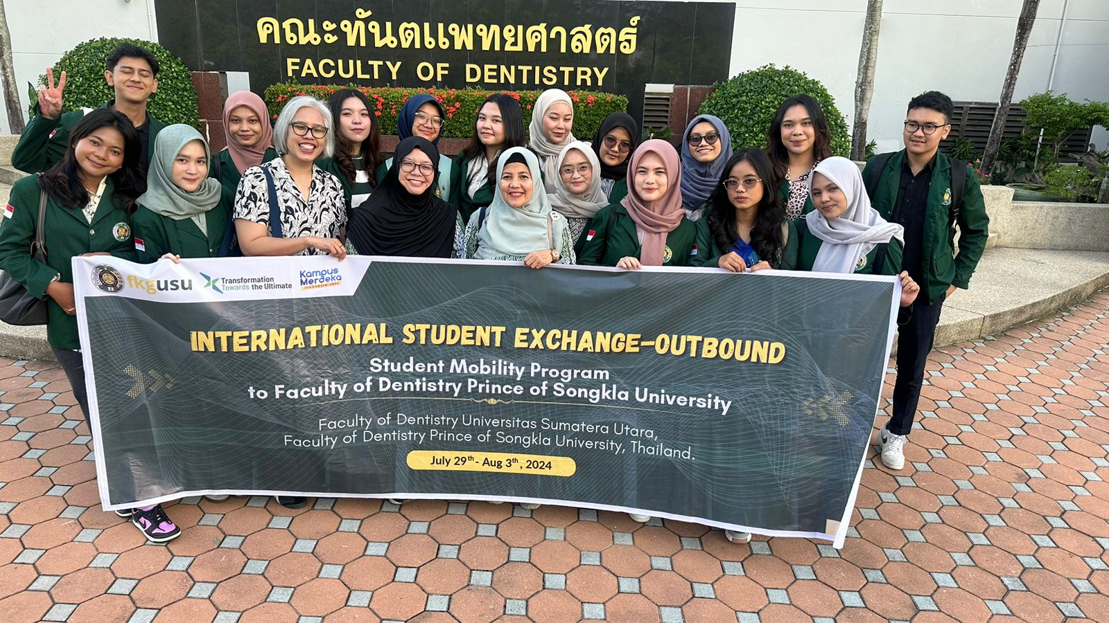 15 Mahasiswa FKG USU Ikuti Program Outbound di Faculty of Dentistry, Prince of Songkla University